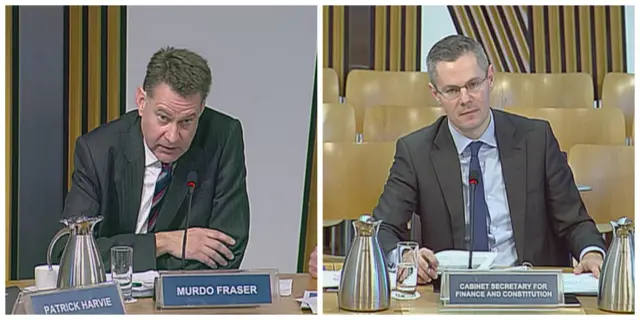 Murdo Fraser and Derek Mackay