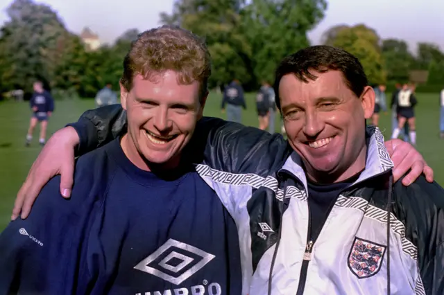 Paul Gascoigne and Graham Taylor