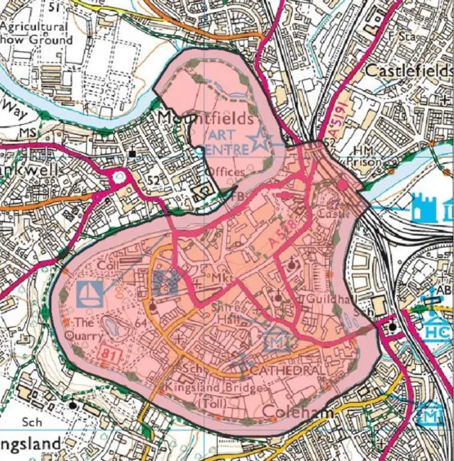 Proposal for a public space protection order zone in Shrewsbury