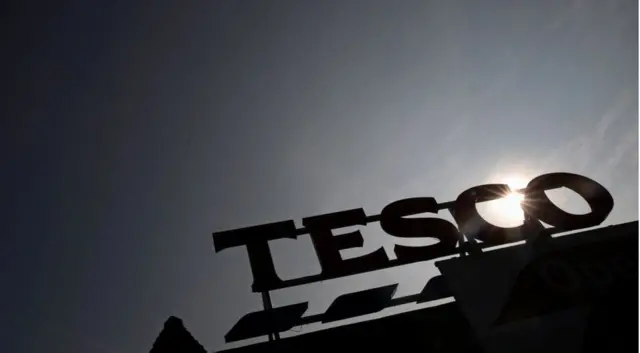 Tesco sign