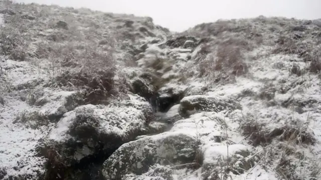 Snow on Dartmoor