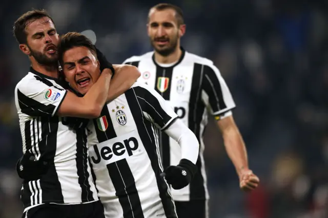 Juventus celebrate