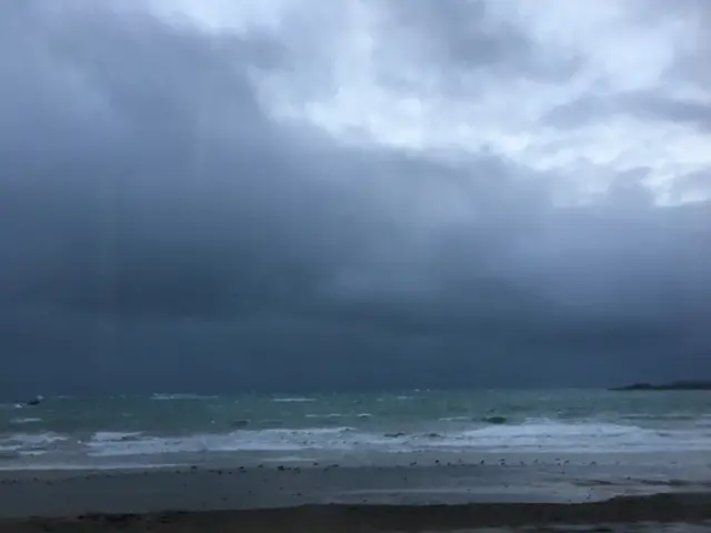 Stormy sea