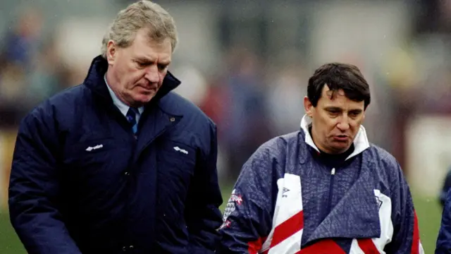 Graham Taylor and Lawrie McMenemy