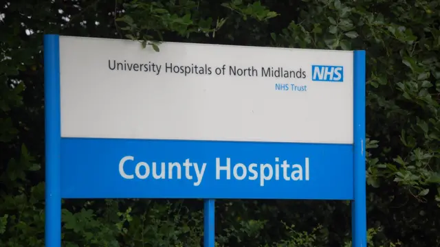 County Hospital sign