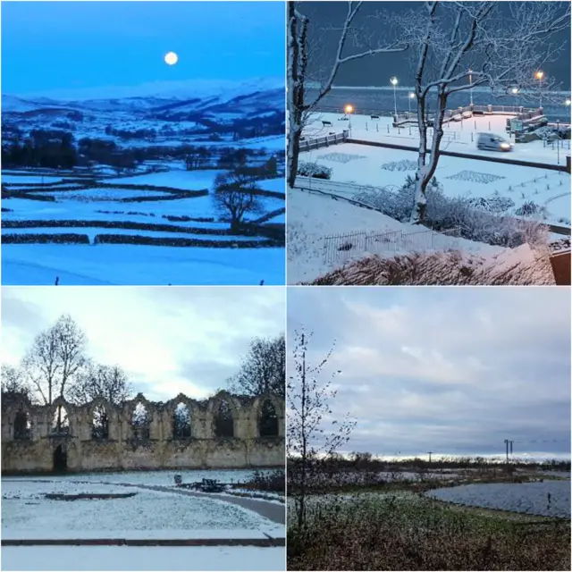 Winter collage