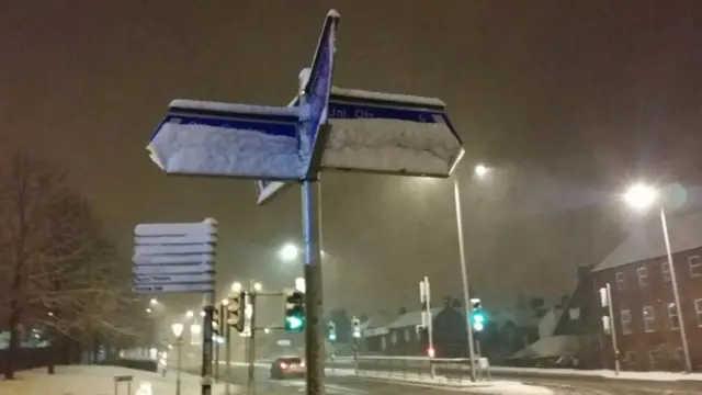 Snow in Hanley