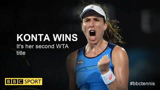 Konta wins