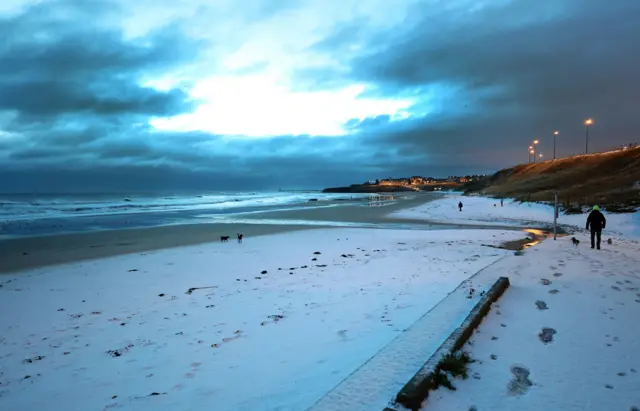 Tynemouth beach, North Tyneside