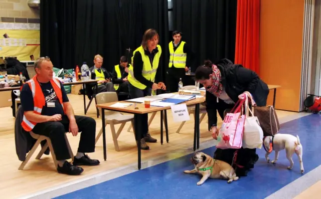 A resident evacuated from Jaywick