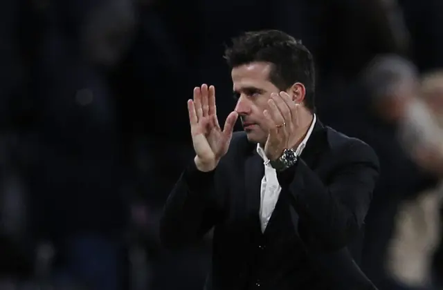 Hull City manager Marco Silva applauds fans