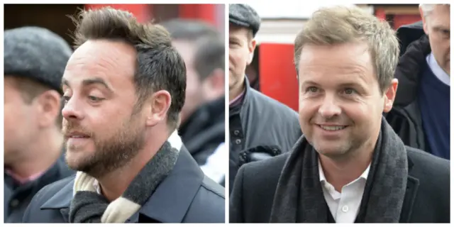 Ant and Dec at Brentford