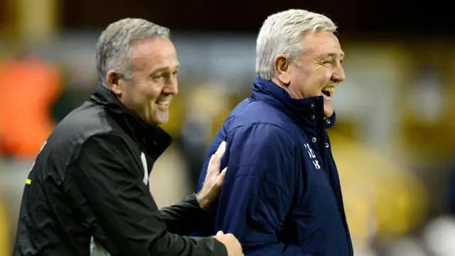 Paul Lambert and Steve Bruce