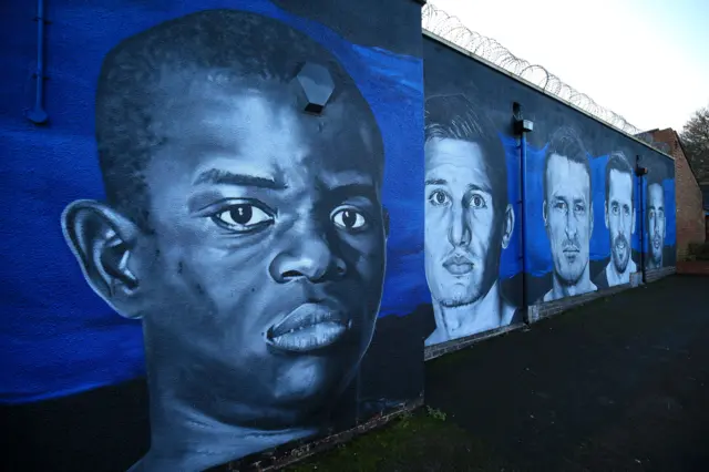 Murals of Leicester players