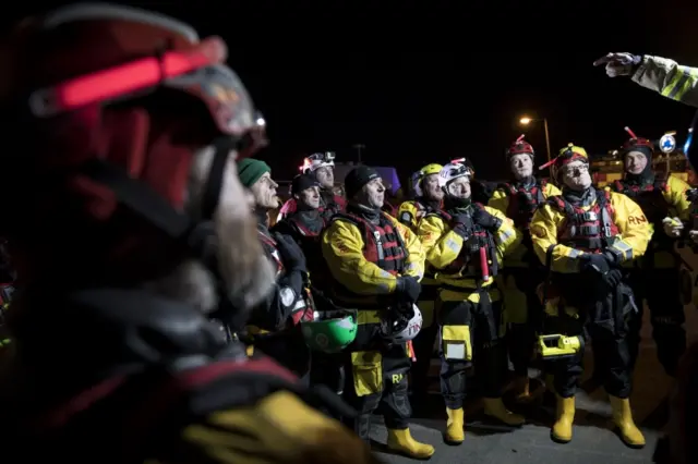 Rescue workers in Jaywick