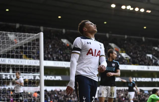 Dele Alli looks dejected