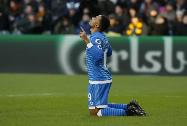 Bournemouth"s Junior Stanislas celebrates scoring their first goal