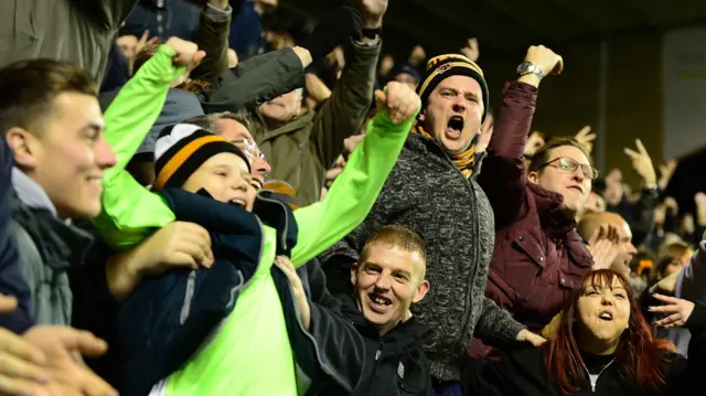 Wolves celebrate