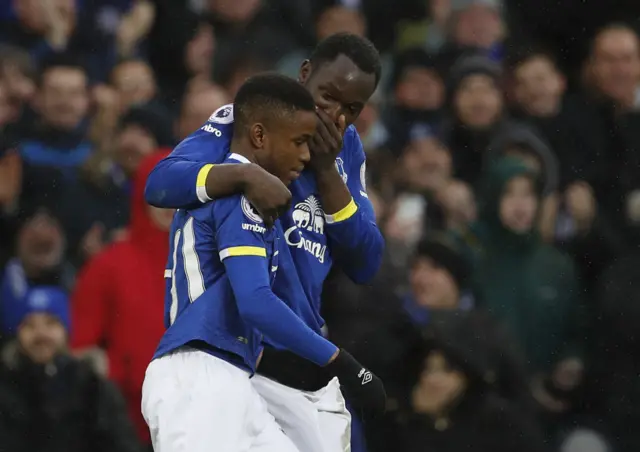 Romelu Lukaku and Ademola Lookman