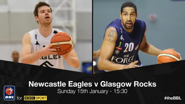 Newcastle Eagles v Glasgow Rocks