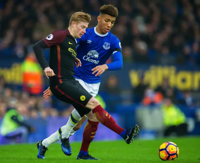 Kevin De Bruyne and Mason Holgate