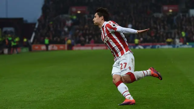 Bojan after scoring