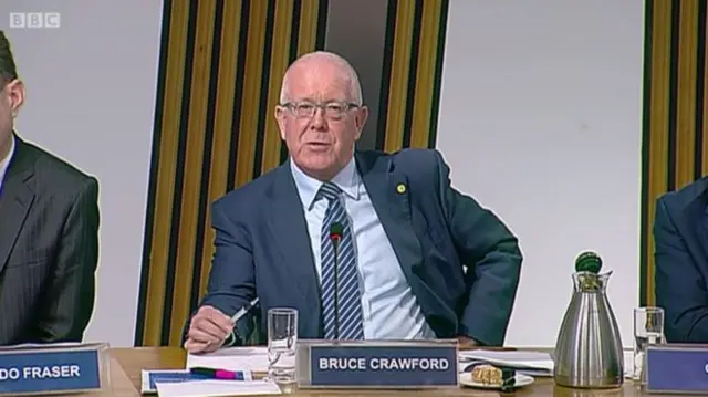 Finance Committee Convener Bruce Crawford