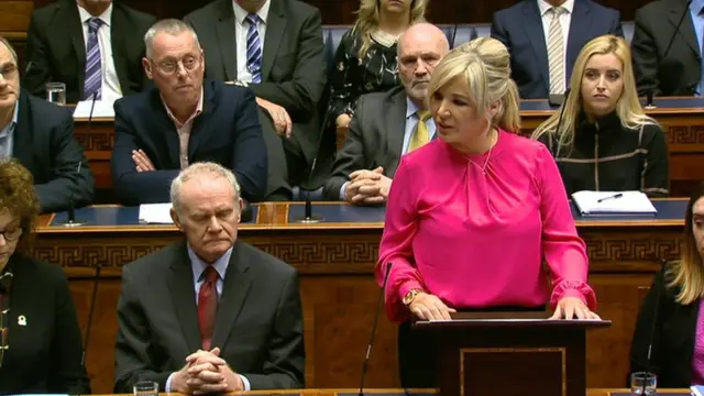 Martin McGuinness and Michelle O'Neill