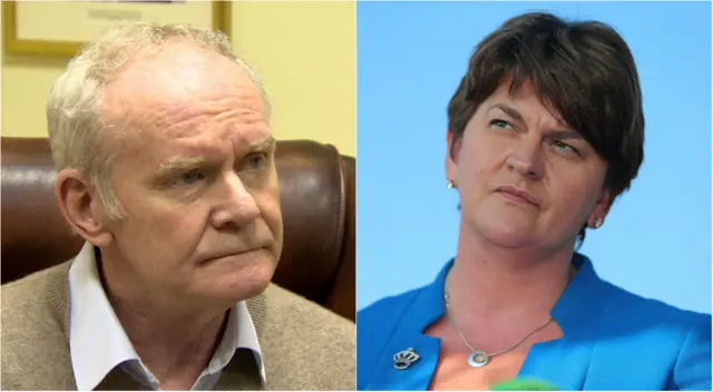 Martin McGuinness and Arlene Foster