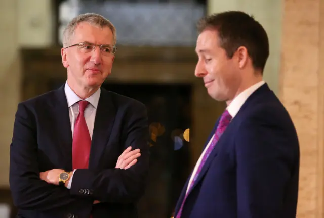 Máirtín Ó Muilleoir and Paul Givan