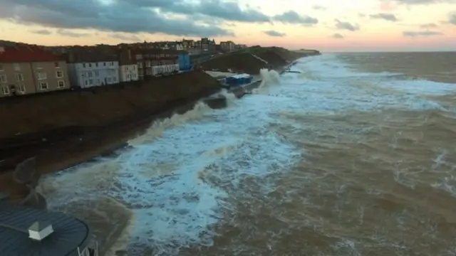 High seas at Cromer