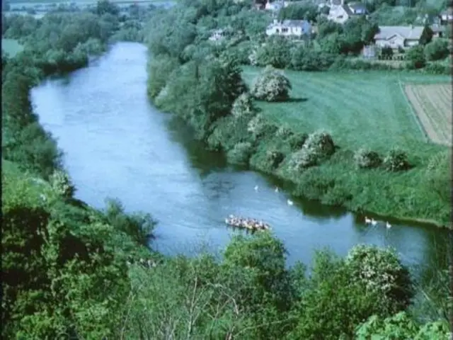 Raft on River Wye