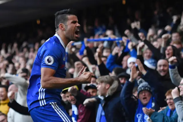 Chelsea striker Diego Costa