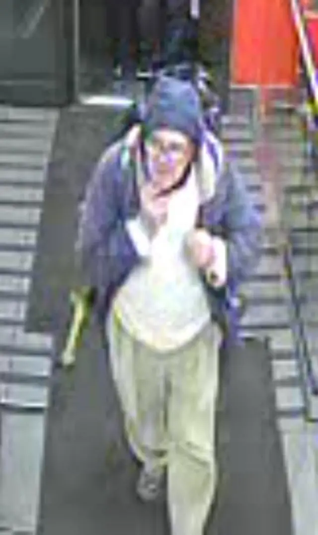 Image of person seen on CCTV the night Corrie disappeared