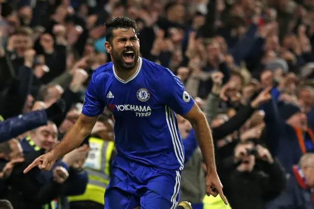 Chelsea striker Diego Costa