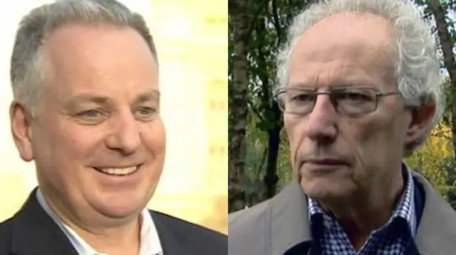 Former first ministers's Jack McConnell and Henry McLeish