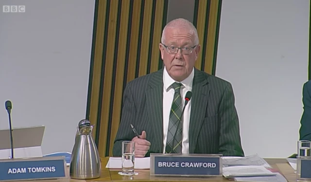 Committee convener Bruce Crawford