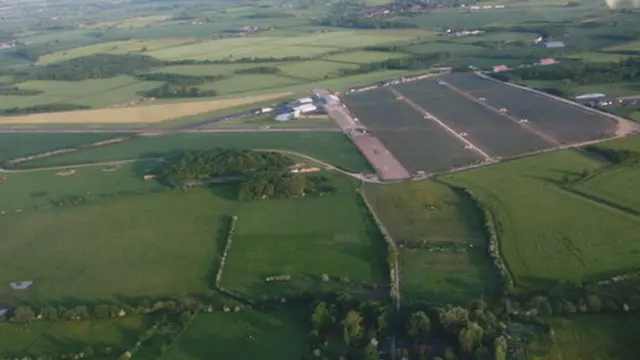 Turweston Aerodrome aerial shot