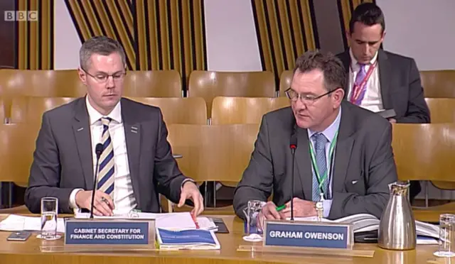 Graham Owenson from the Scottish government