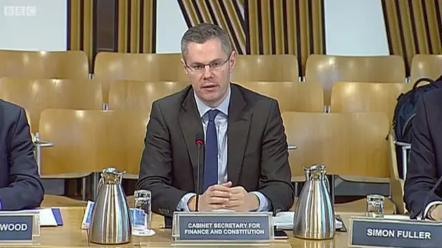 Finance Secretary Derek Mackay