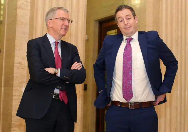 Máirtín Ó Muilleoir and Paul Givan