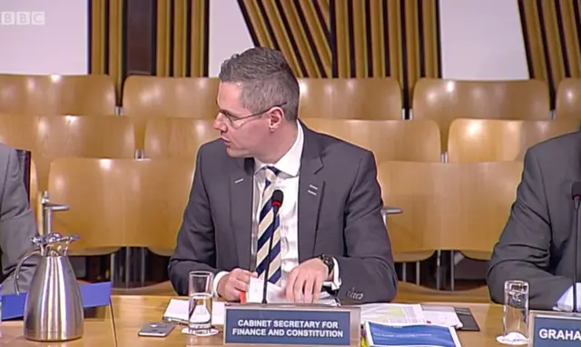 Finance Secretary Derek Mackay