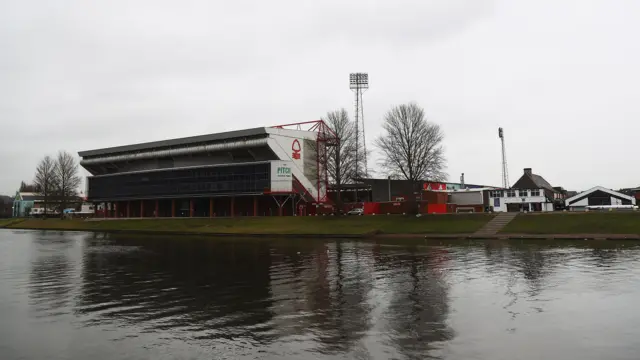 City Ground from the River Trent