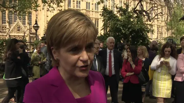 Scottish First Minister Nicola Sturgeon