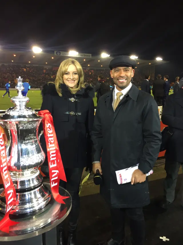 Gabby Logan; Trevor Sinclair