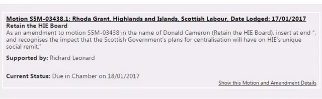 Scottish Labour amendment