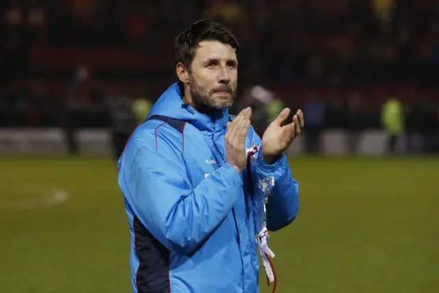 Lincoln's manager Danny Cowley