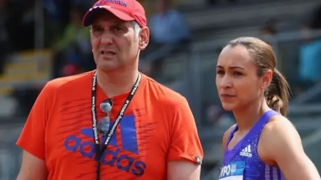 Toni Minichiello and Jessica Ennis-Hill