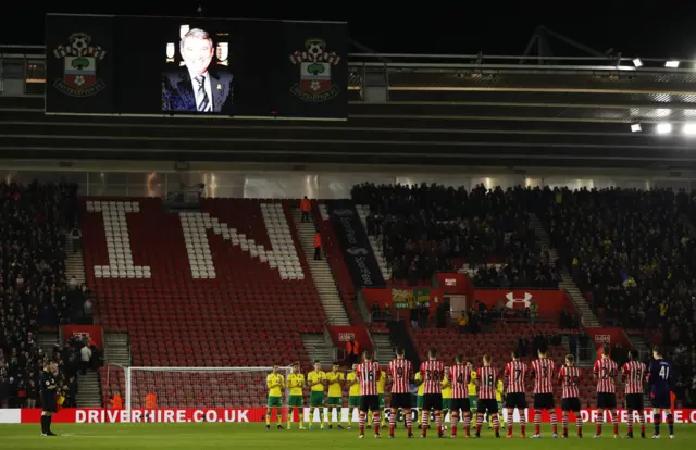 St Mary's Stadium makes tribute to Graham Taylor