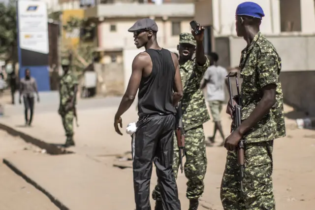 Soldiers in The Gambia